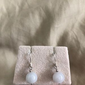 Bundle Item: Dangly Smoky White Earrings